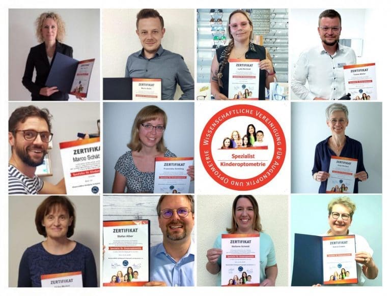 WVAO: Qualitätssiegel Kinderoptometrist vergeben