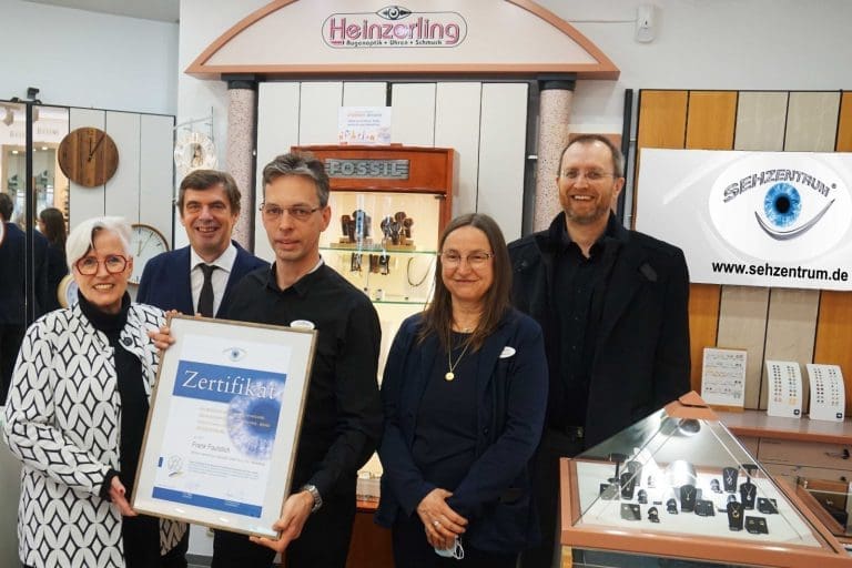 WVAO: Gütesiegel Sehzentrum verliehen