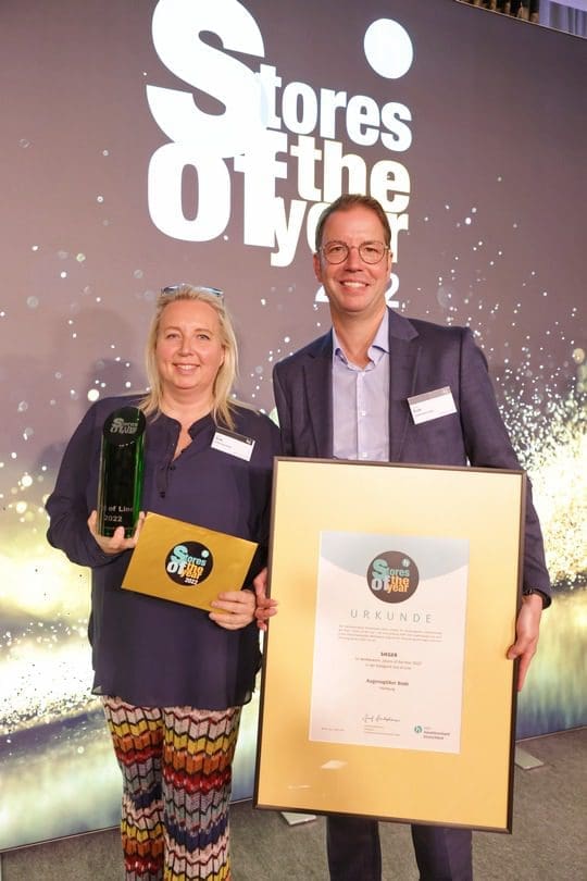 Optiker Bode: „Store of the Year 2022“-Auszeichnung