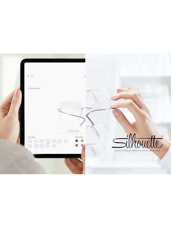 Silhouette: Premiumbrillen digital erleben