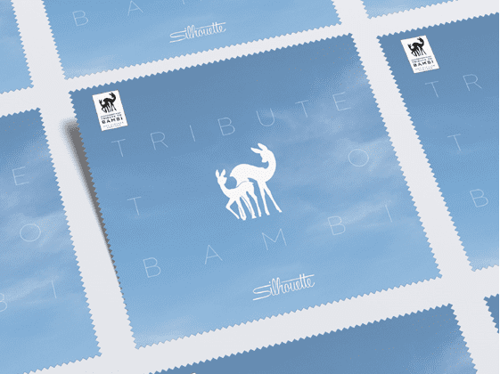 Silhouette „Tribute to Bambi“-Brillentuch 2022