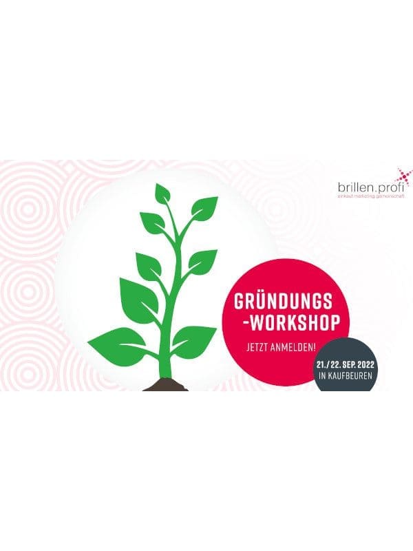 Brillen-Profi: Unterstützung für Neugründer