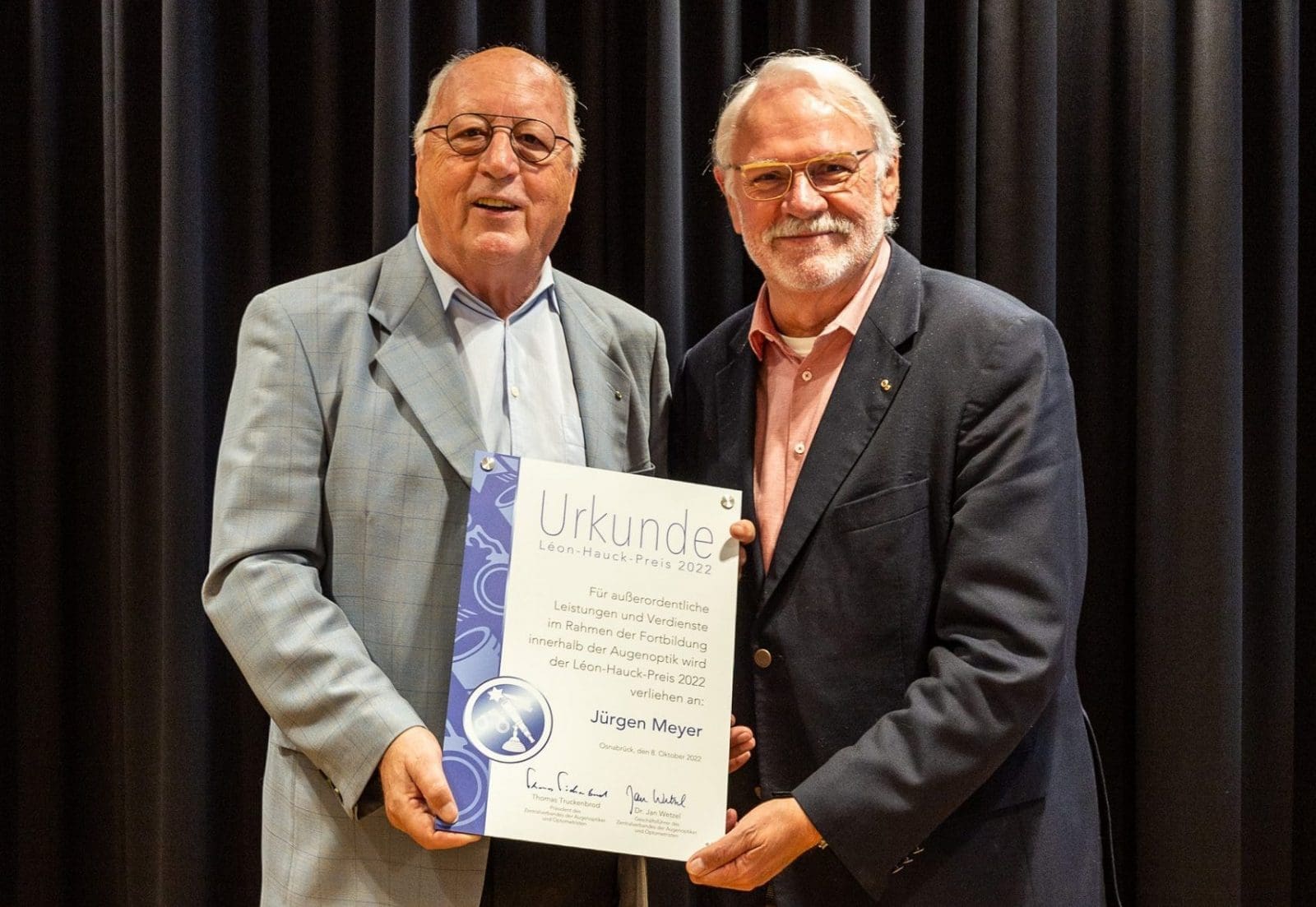 Verleihung des Léon Hauck Preises 2022