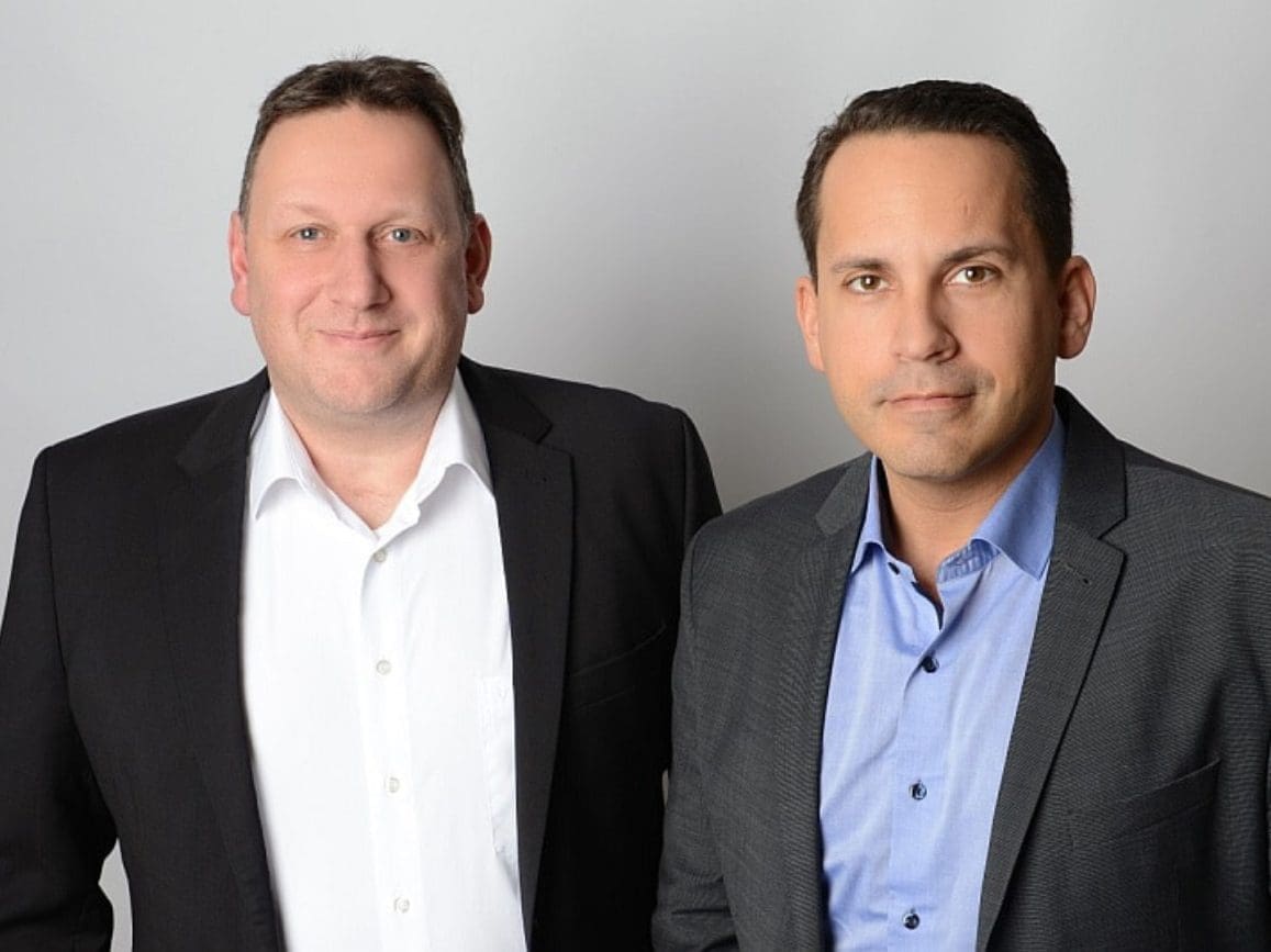 Wetzlich-Geschäftsführer Thorsten Wagemann und Florian Gisch
