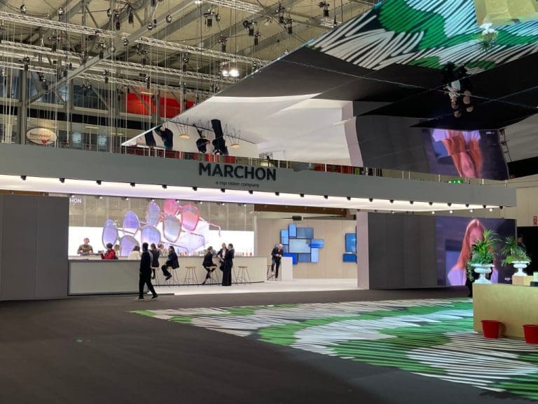 Marchon Eyewear mit nachhaltigem Messestand auf der Mido 2023