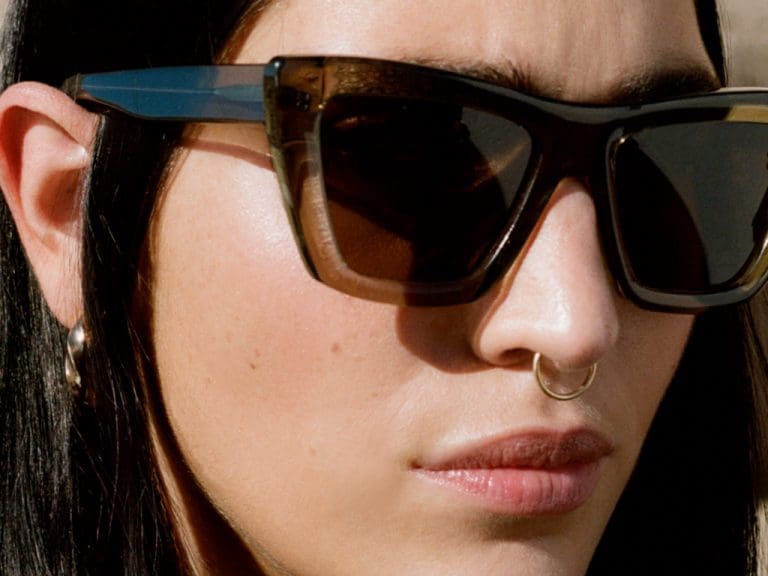 Modell aus der gemeinsamen Capsule-Kollektion. Bild: Andy Wolf