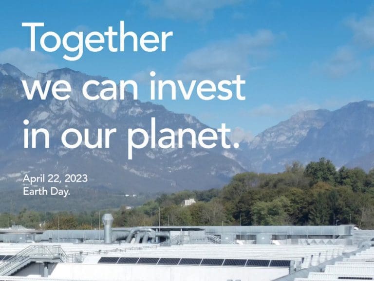 EssilorLuxottica Plakat zur Themenwoche Nachhaltigkeit 2023