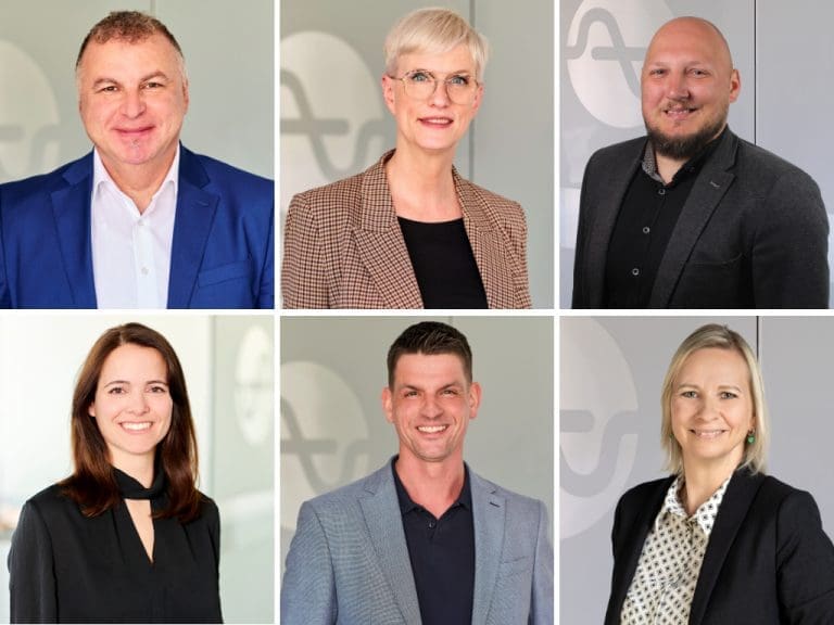 Roberto Giarrizzo, Kerstin Meckel, Manfred Margreiter, Christina Fial, Martin Hübner, Nicole Schellmoser von Menicon DACH