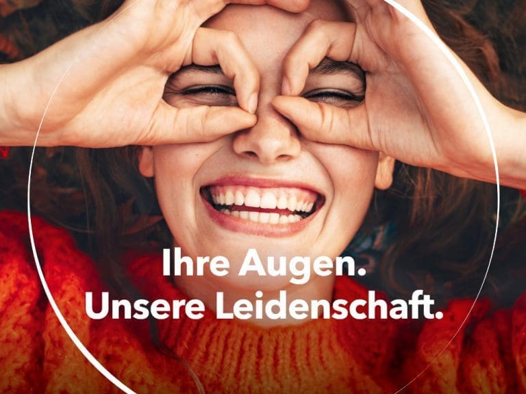 Kampagnenmotiv der „Mein Optiker“-Kampagne von Johnson & Johnson Vision