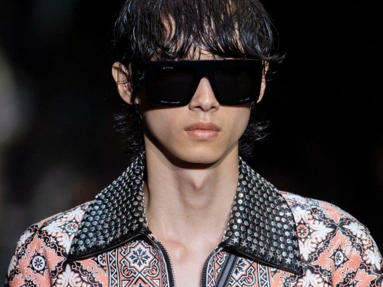 Etro/Safilo-Brillenfassung wird auf der Mailänder Fashion-Week gezeigt