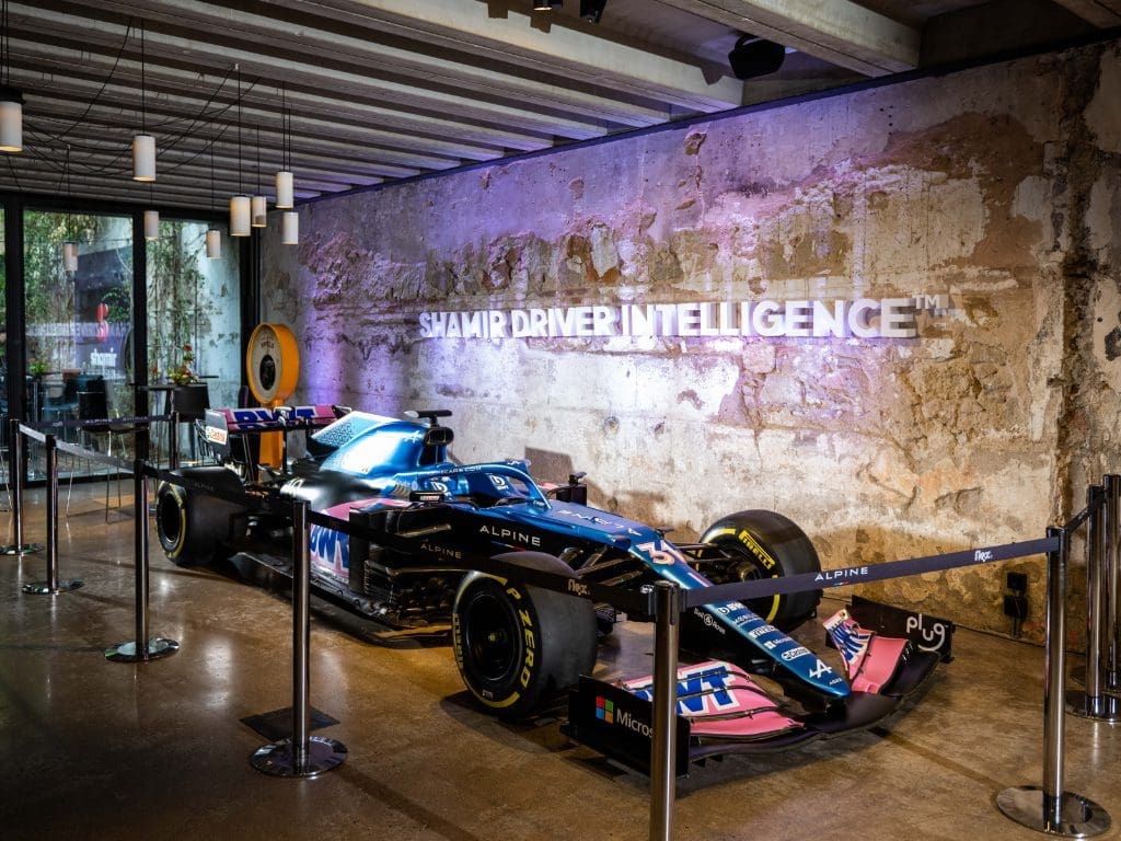 Formel-1-Fahrzeug des BWT Alpine F1 Team