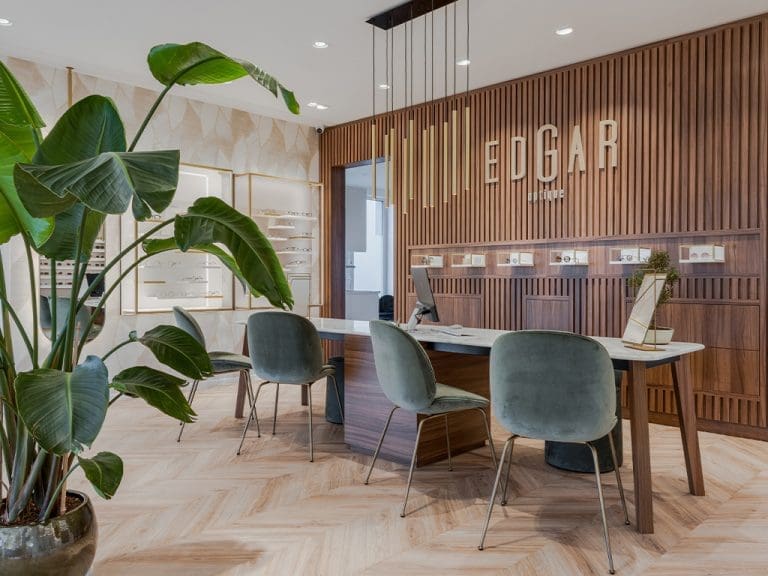 Ein Bild eines modernen Ladenbaus von Forbettershops.