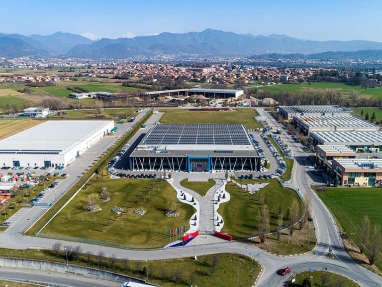 MEI-Hauptsitz im lombardischen Ponte San Pietro