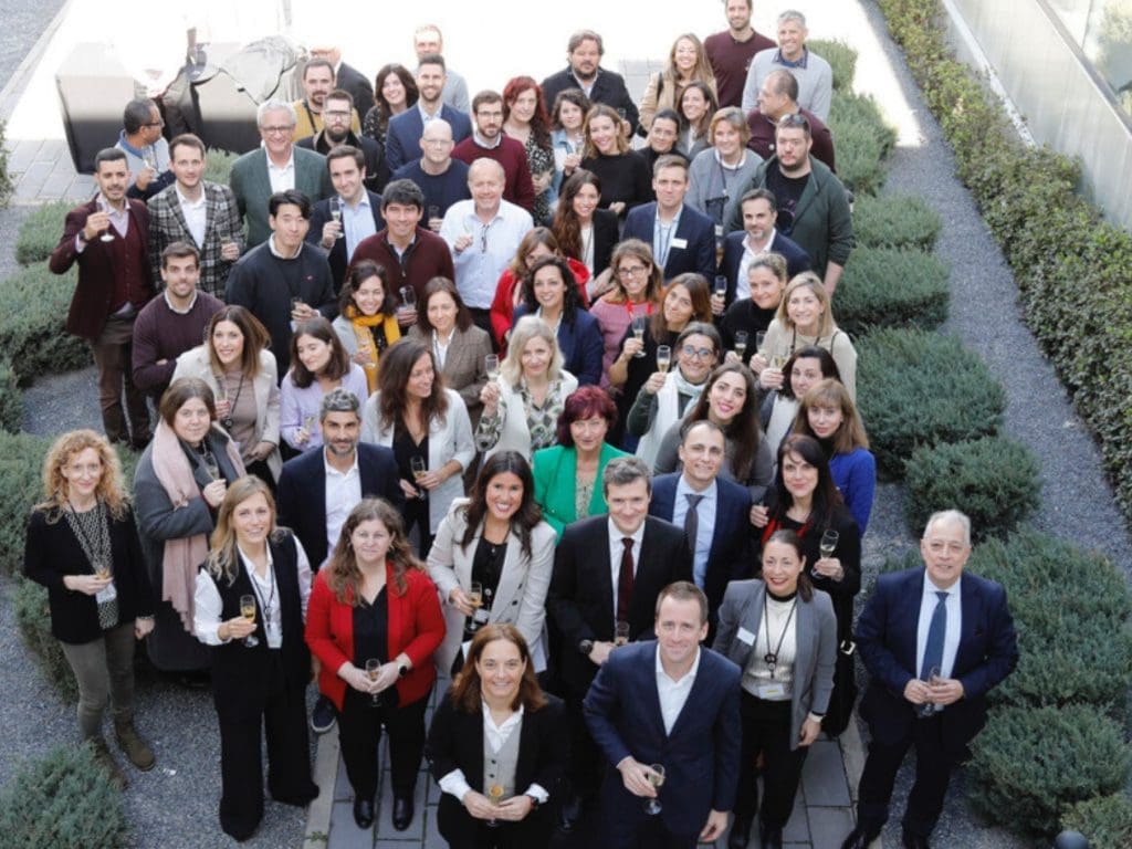 Mitarbeiter von Mark’ennovy zur Einweihung des neuen Werks in Getafe