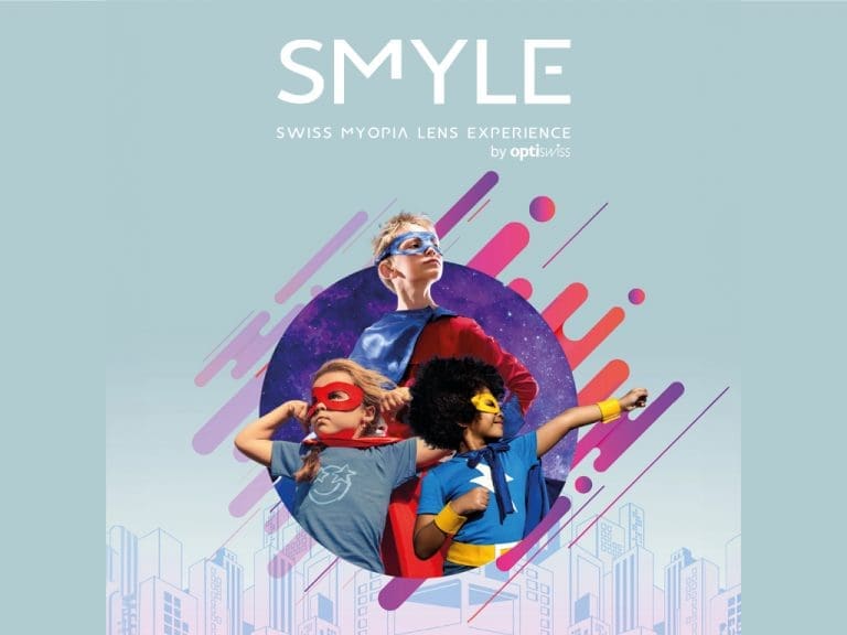 Visual Myopie-Management-Konzept „Smyle“ von Optiswiss