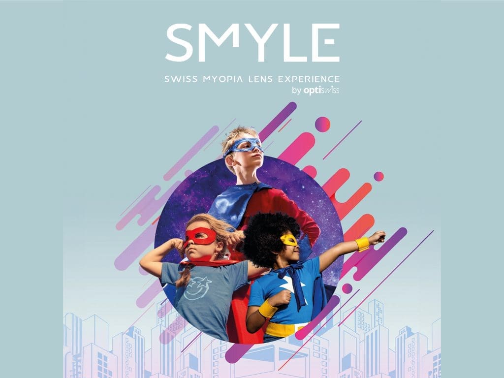 Visual Myopie-Management-Konzept „Smyle“ von Optiswiss