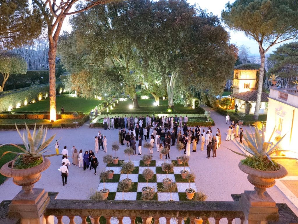 Location in Rom beim Launch-Event anlässlich der ersten Brunello Cucinelli Eyewear-Kollektion mit EssilorLuxottica