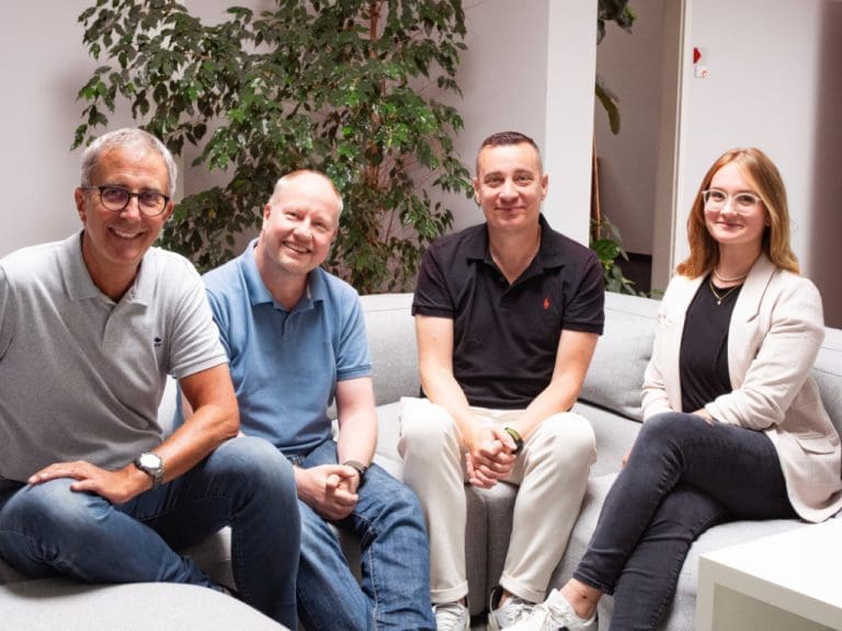 Andreas Strauß, Arnd Brockmeier, Christian Schmitz, Sabine Reger von Euronet Software GmbH