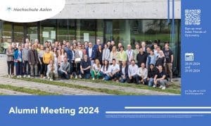 Plakat zum Alumni-Meeting 2024 der Aalen Friends of Optometry
