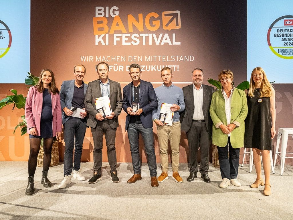 Die Preisträger in der Kategorie Kontaktlinsen-Hersteller des Deutschen Gesundheits-Awards 2024