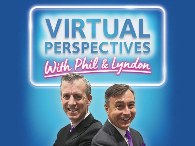 Visual zur CooperVision-Reihe „Virtual Perspectives“ mit Phil und Lyndon