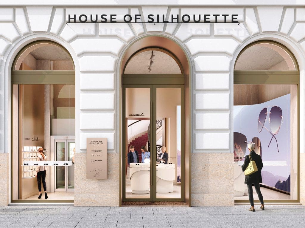 Außenansicht „House of Silhouette“ in der Herrengasse 1 im 1. Wiener Bezirk