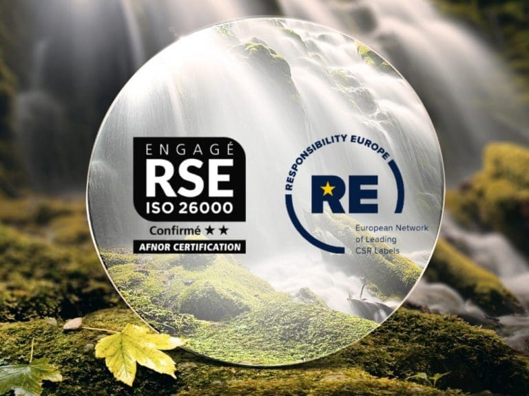 Zwei Nachhaltigkeits-Labels von Optiswiss