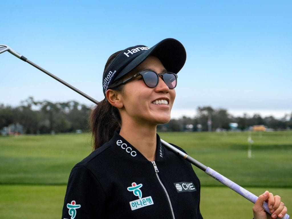 Golferin Lydia Ko trägt eine Sonnenbrille von Maui Jim