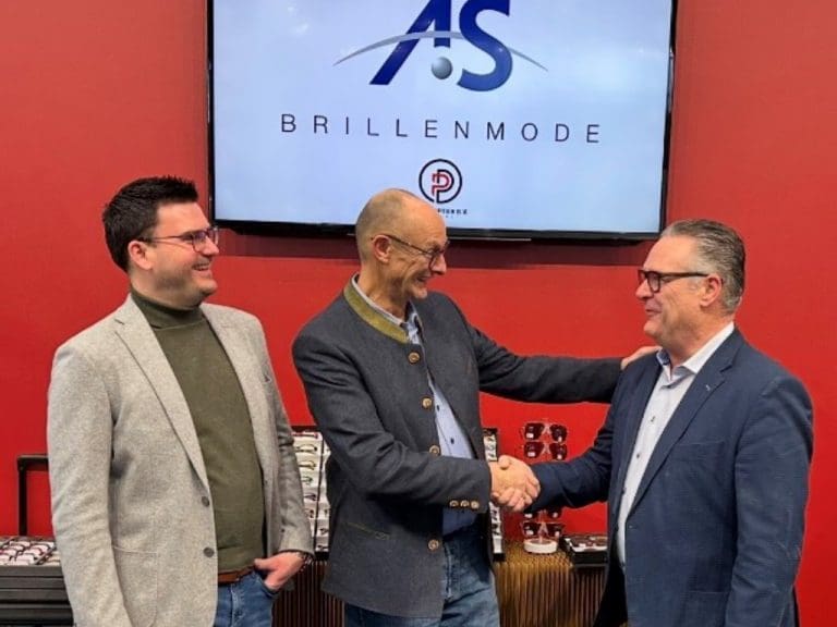 Erik Jukkema, Ralf Schimmelpfeng, Pieter Jukkema von AS Brillenmode GmbH