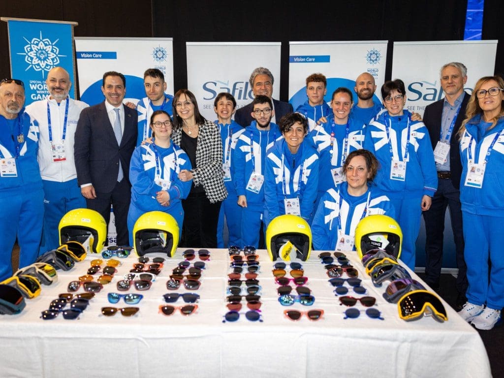 Die Safilo-Gruppe und Special Olympics feiern die Erneuerung ihrer langjährigen Partnerschaft bei der Eröffnungsfeier der Special Olympics World Winter Games Turin.