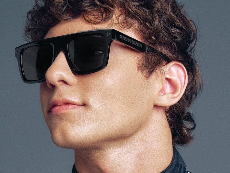 Rennfahrer Kimi Antonelli trägt Police-Sonnenbrille für Kommunikationskampagne