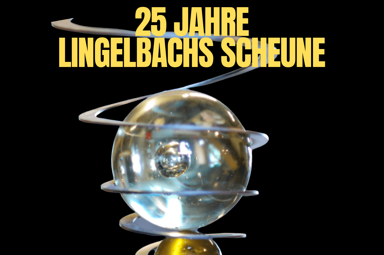 Key Visual zum Scheunenfest 2025 von Lingelbachs Scheune mit dem Schriftzug „25 Jahre Lingelbachs Scheune“