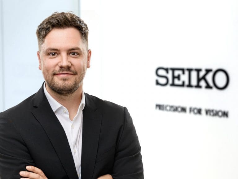 Der gelernte Augenoptiker David Schwarz als neuer Gebietsverkaufsleiter bei Seiko Deutschland