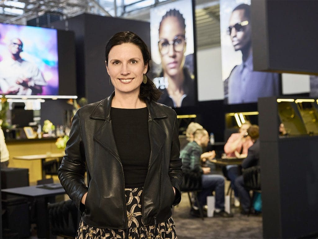 Cathleen Kabashi, Messeleiterin der Fachmesse Opti