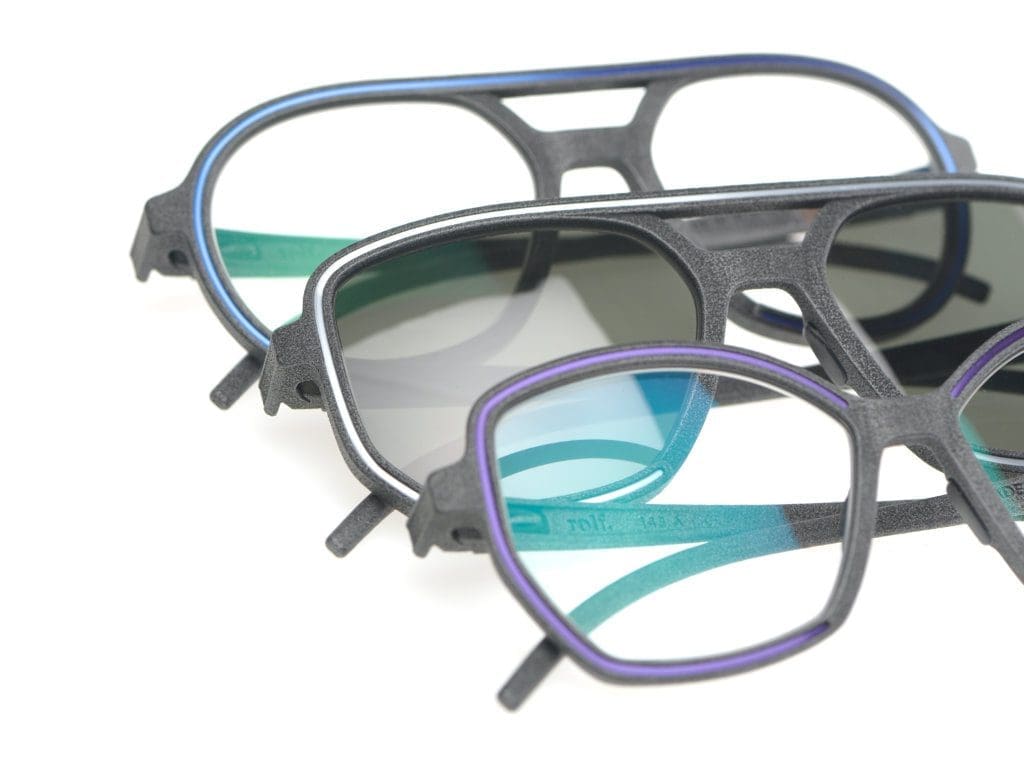 Drei Brillenfassungen aus der Wire-Kollektion von Rolf Eyewear