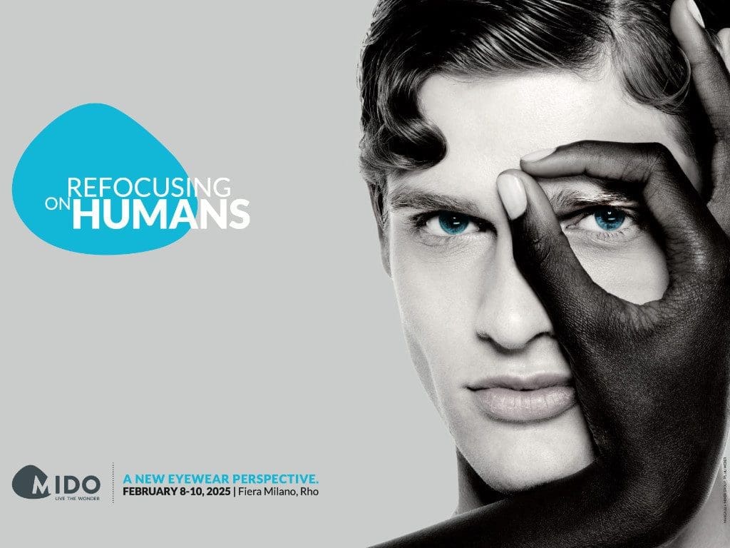 Motiv aus der „Refocusing on Humans“-Kampagne zur Mido 2025