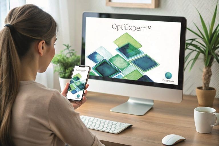 Kontaktlinsenanpassung mit dem OptiExpert