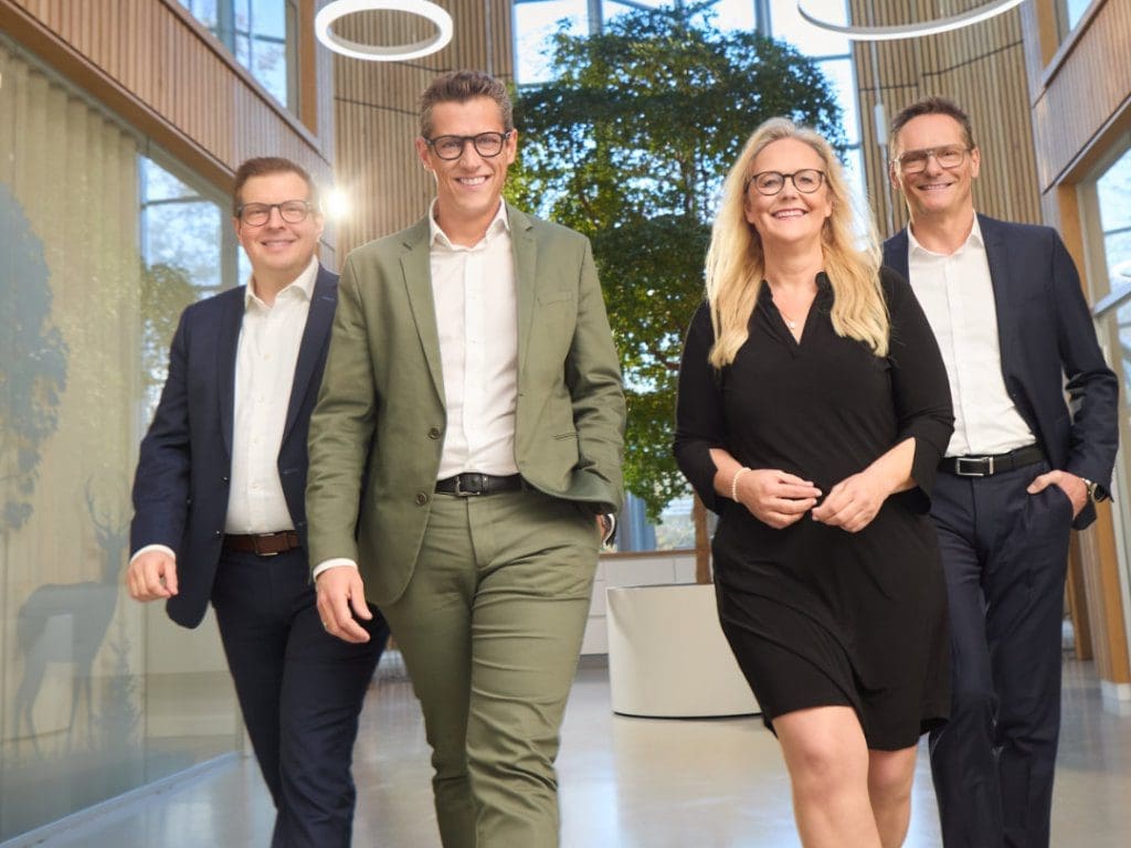 Von links: Mark Baukmann, Paul Rottler, Petra Walter-Niemand, Armin Herdegen