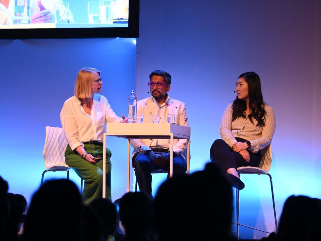 Drei Redner beim Kontaktlinsen-Kongress NCC 2024